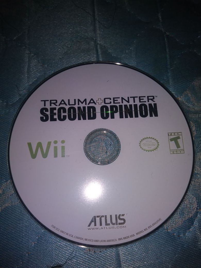 Trauma Center Second Opinion Wii 🎮