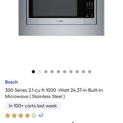 New Build In Microwave Bosh 