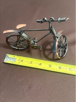 Miniature Brass bicycle $65