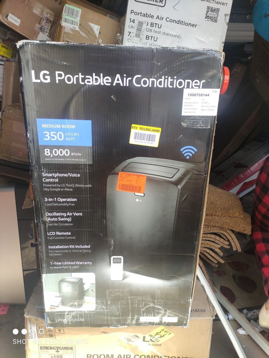 LG Portable Air Conditioner  800 BTU