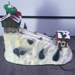 St. Nicholas Square Village Collection Ski Hill Christmas