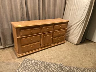 MOVING SALE! Wood dresser - $50