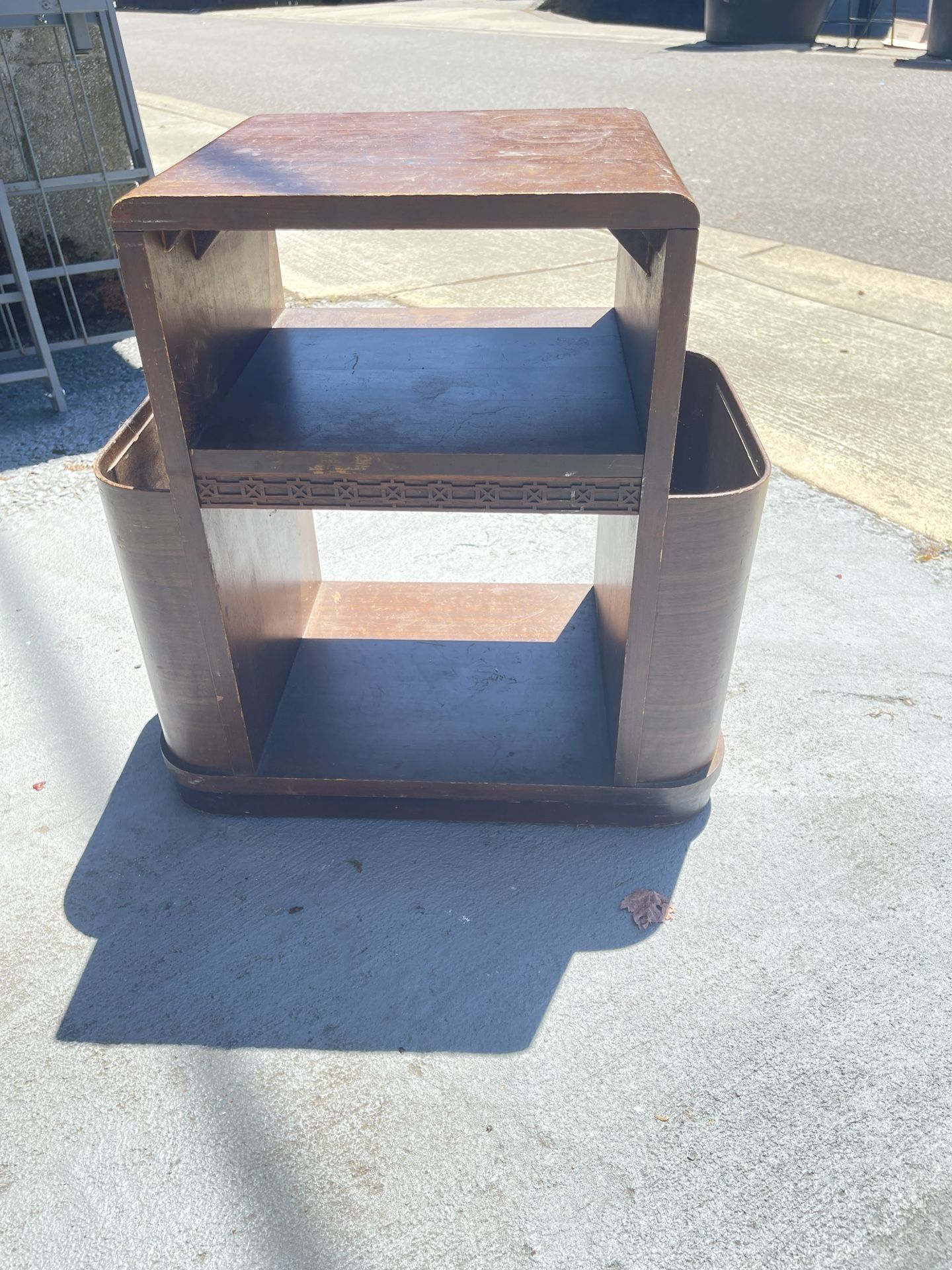 Vintage Art deco Side Magazine Table