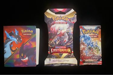 Pokemon Lost Origin and Scarlet & Violet Pack with Mini Binder