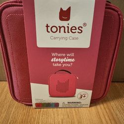 Tonies Carrying Case - Secure Protection for up to 10 Characters - Pink