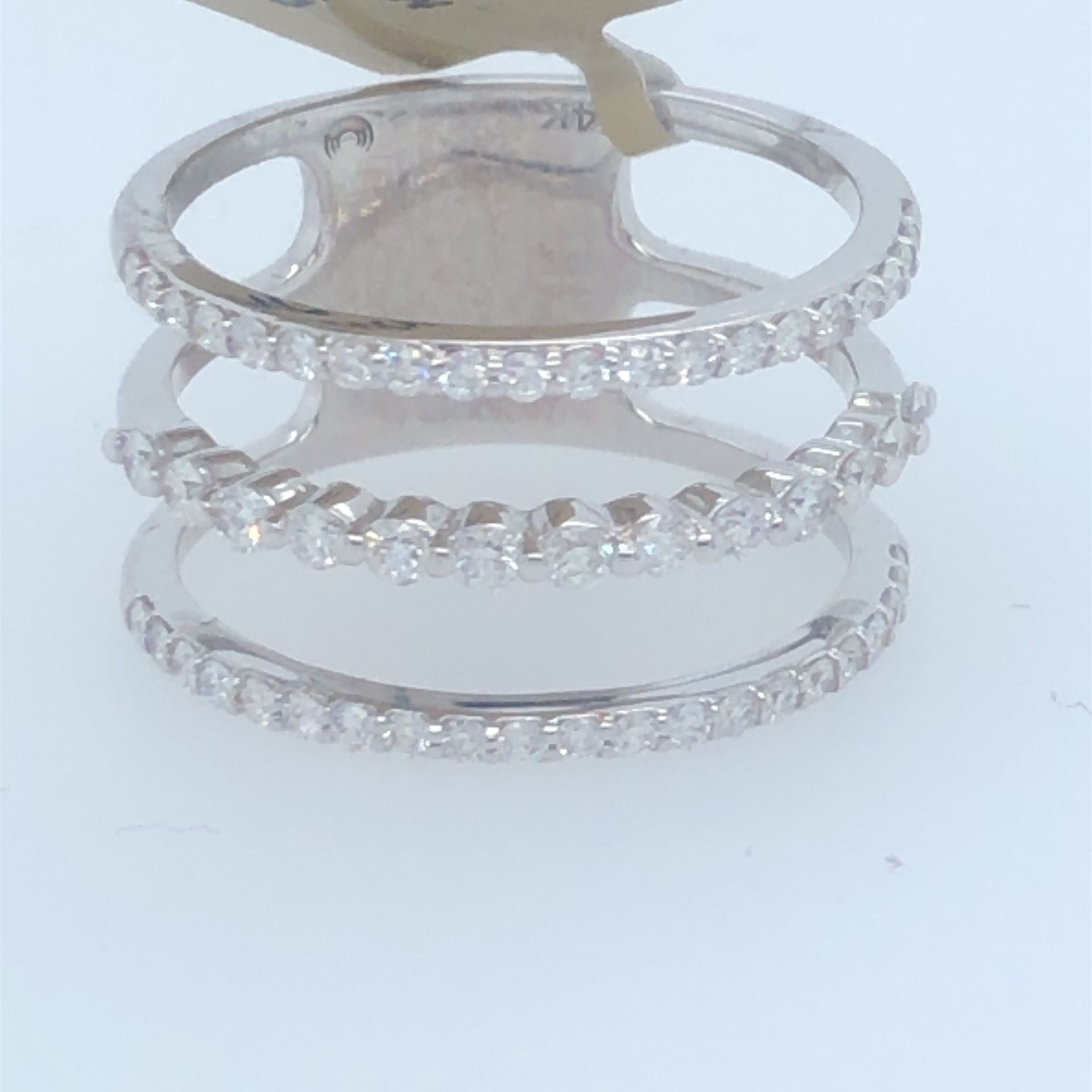 14kt 3-band Diamond Ring