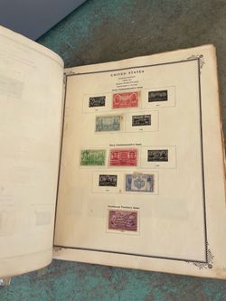 US Stamp Collection Album 1936-37
