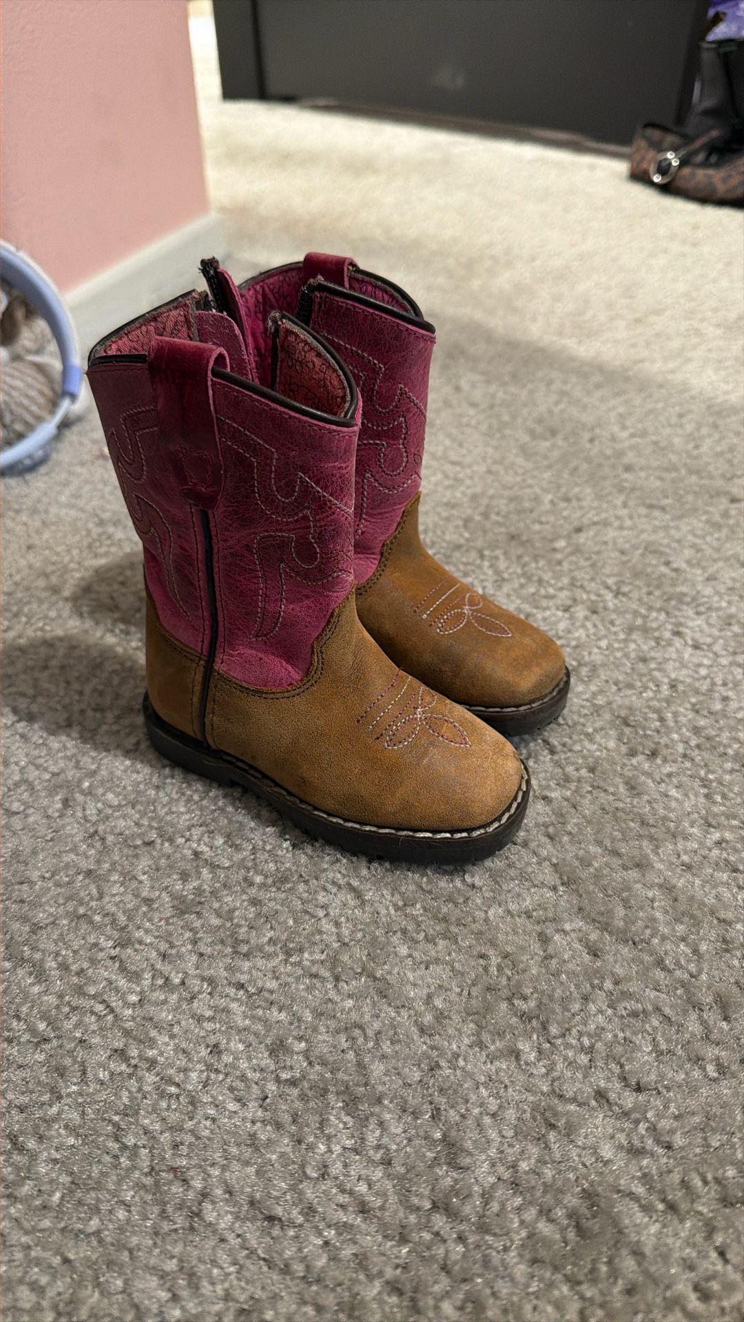 Toddler Leather Western Boots Bootbarn
