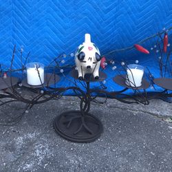 Vintage Candle Holder And Display