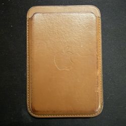 iPhone MagSafe Leather Wallet Brown 