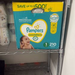 Pampers Size 1 Count Of 210