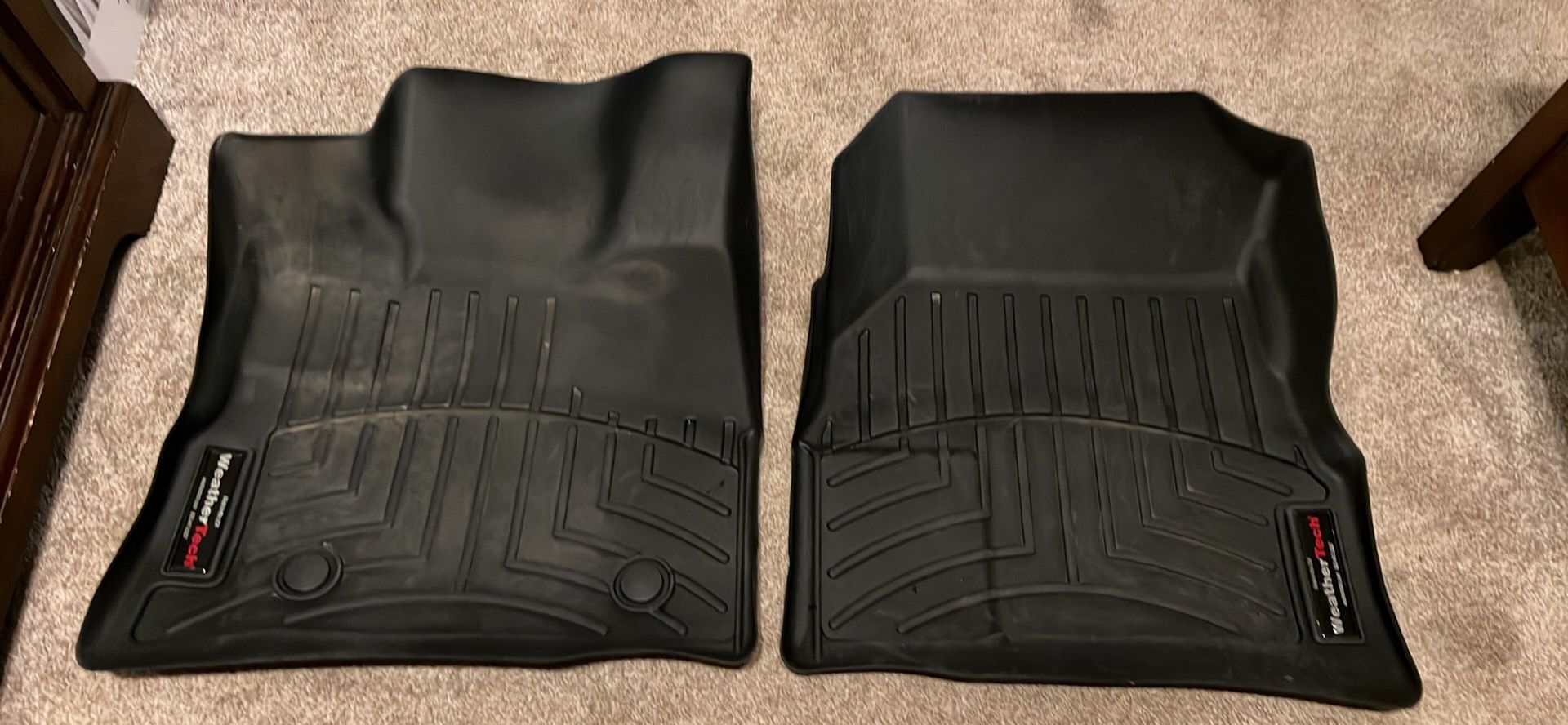 2017 Chevy Equinox Front Weathertech Mats. 