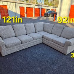 FREE DELIVERY Couch Sofa L Sectional 2 Piece Grey