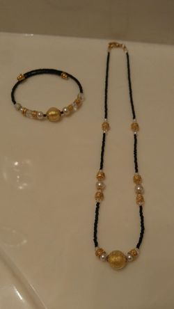 Necklace and bracelet