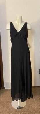 Size 13/14 Alyn Paige low cut floor length formal dress