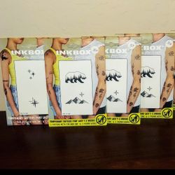 Temporary Tattoos 2 for$1- Pick Up Ray And Higley 