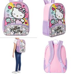 Sanrio Hello Kitty Kids' 16" Backpack Gitls Favorite School Bag