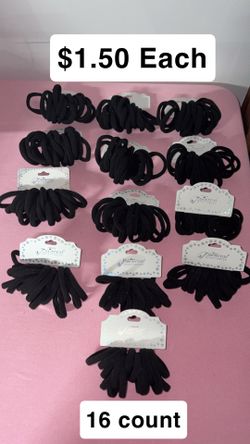 Hair Ties 16 Count $1.50 Each 