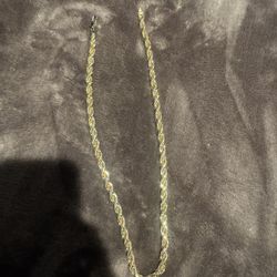 14 Karat 8 MM Gold Rope Chain
