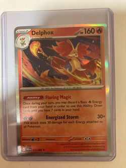 Delphox Pokémon card