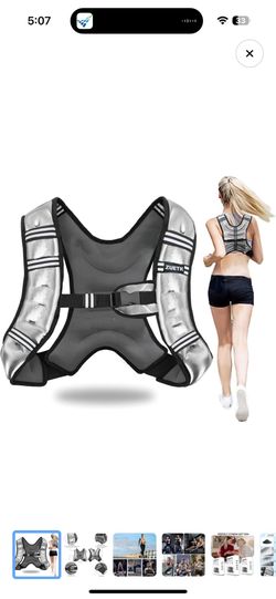 New in box 6lb weight vest running walking abs workout women men