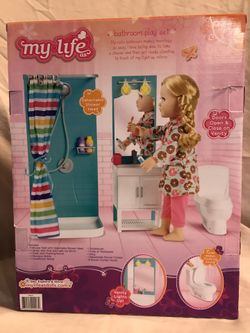 My life best sale doll vanity set