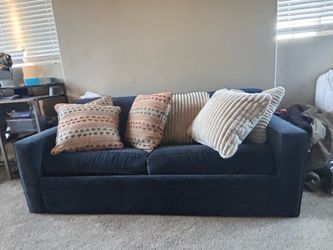 Blue sofa bed