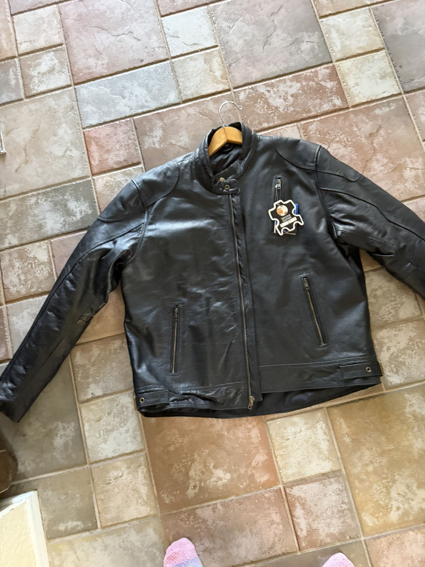 Brad New With Tags XxL Leather Jacket