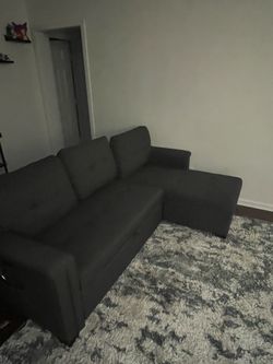 Sleeper Sofa Bed 84 Inch, L Shaped Sectional Couch with Pull Out Bed, USB Charging Ports, Storage Chaise