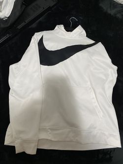 Nike Men's White Therma-FIT Pullover Hoodie