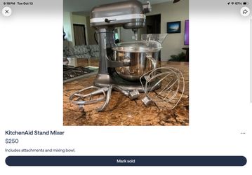 KitchenAid Stand Mixer with Attachments
