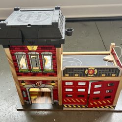 Hape Fire Station Playset
