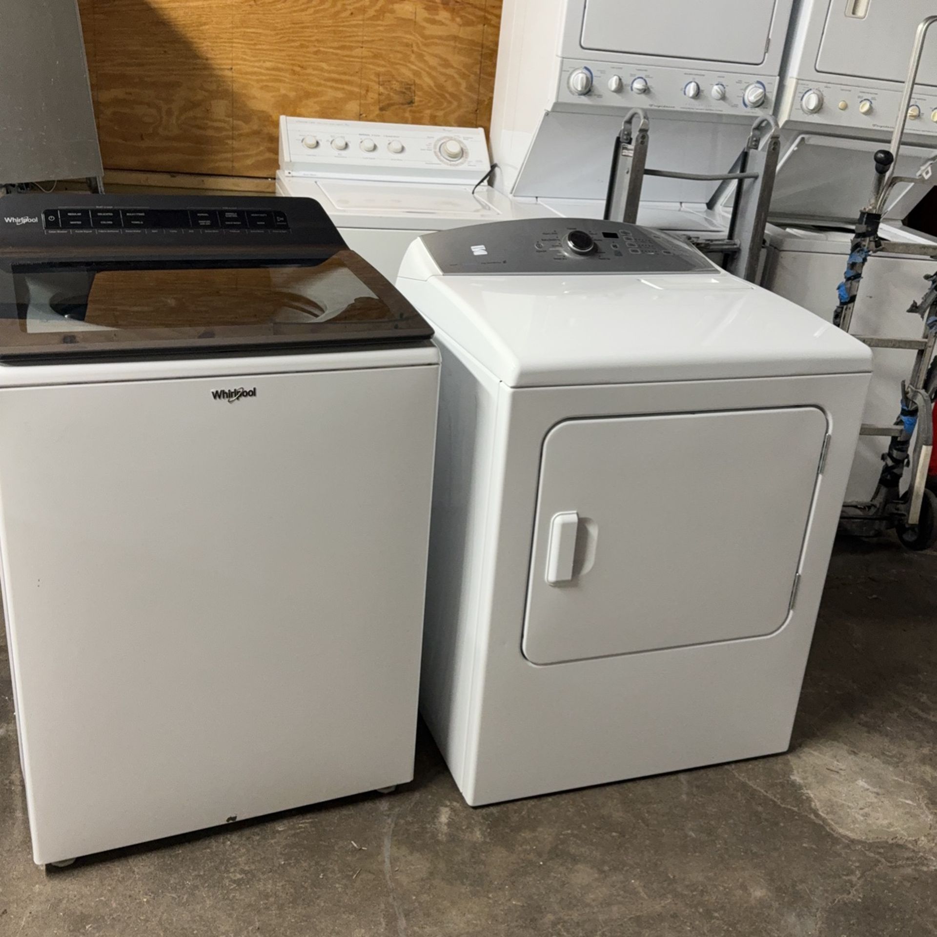Whirlpool Washer  And Kenmore Dryer Set 