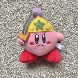 Nintendo Ninja Kirby Keychain Plush