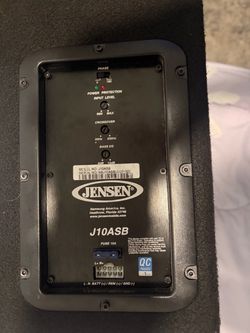 10inch sub with amp and box 600w
