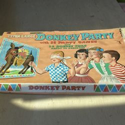 Donkey Party 1960’s Birthday Party Game