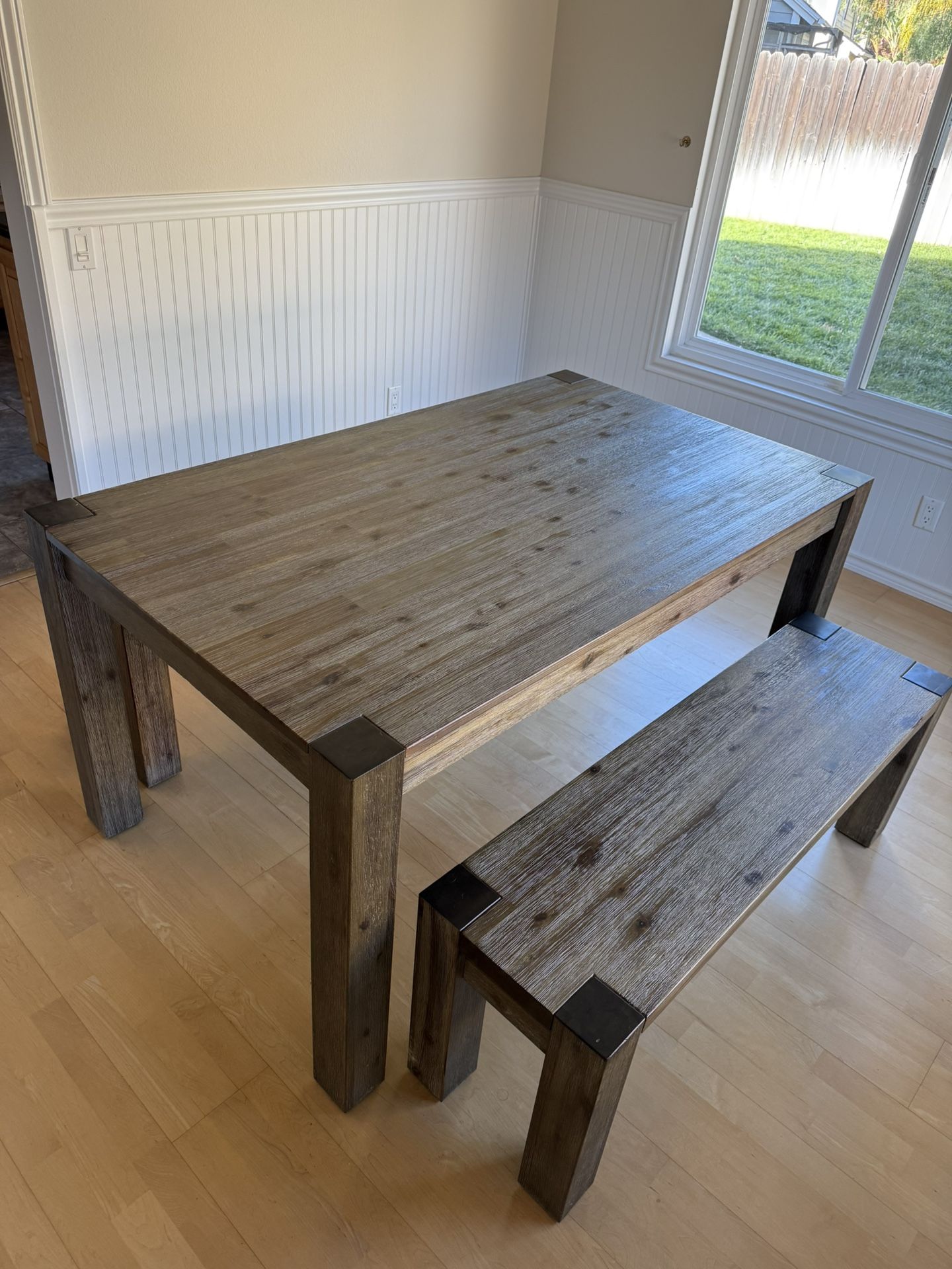 Dining Table And Benches