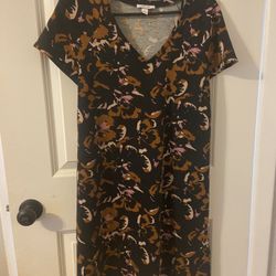 Small Black Patterned Dress 