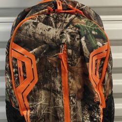 ULINE 25l Realtree Camo/orange Backpack New 