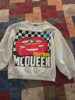 DISNEY CARS SWEATSHIRT SZ 6 KIDS SEE DESCRIPTION