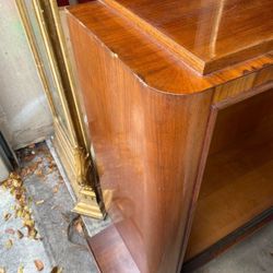 Antique Art Deco bookcase or cabinet 