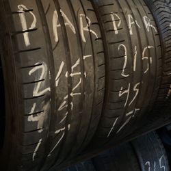 215/45r17 Used Tires