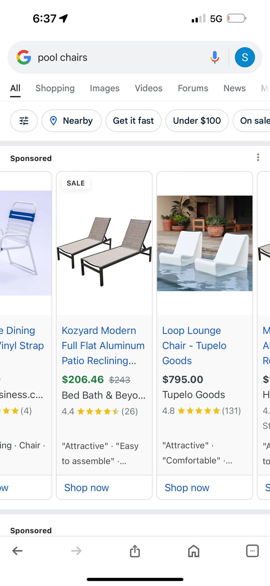 Patio Dining Chair And Full Flat Aluminum Patio Reclining Chair