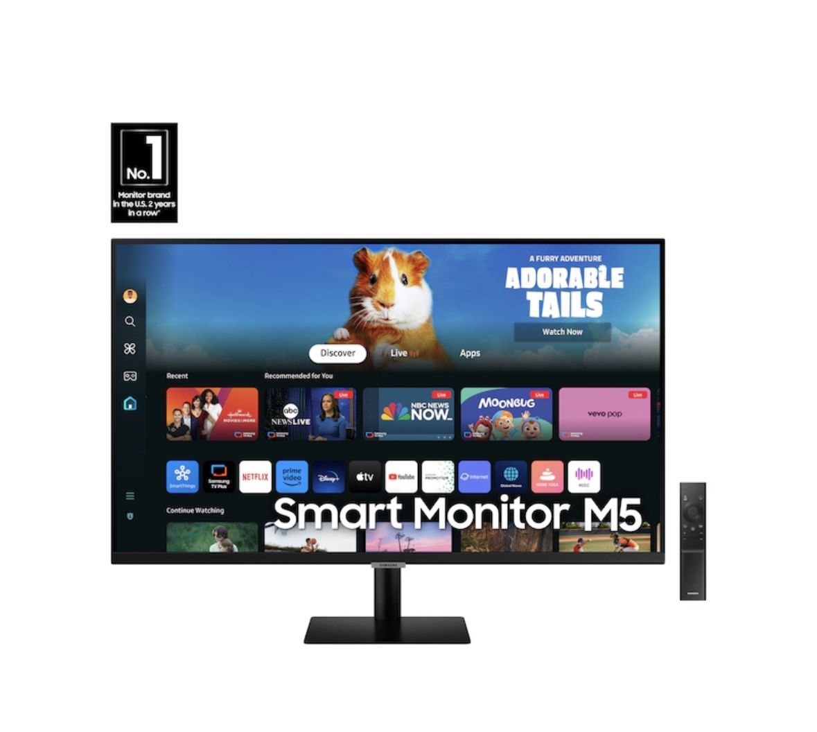 Samsung M5 Monitor (White) 