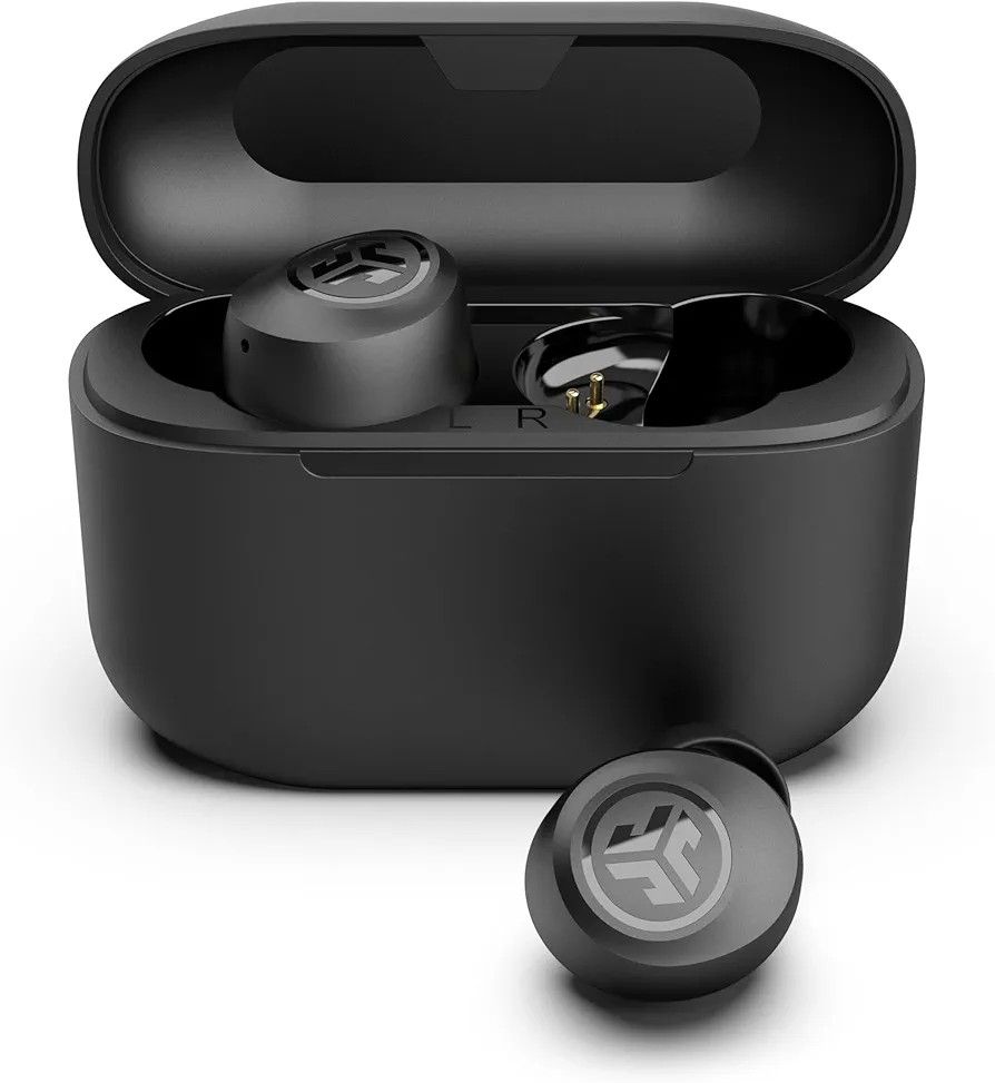 Used JLab Go Air Pop True Wireless Bluetooth Earbuds & Charging Case - Black