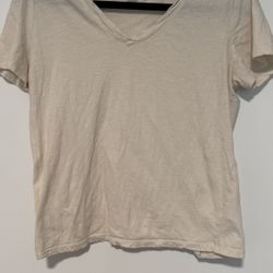 a.n.a V-Neck Basic Tee – Size M