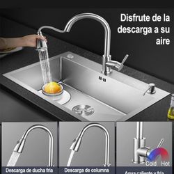 Sink With Kit And Faucet