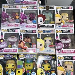 Alice In Wonderland Disney Funko Pop Bundle 