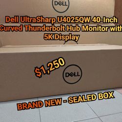 Dell UltraSharp U4025QW 40-Inch Curved Thunderbolt Hub Monitor with 5K Display