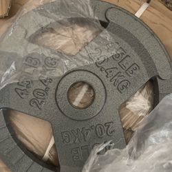 45 Pound Iron Barbell Plates 45 Pound Plates Weights For Olympic Barbell